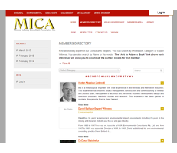 Photo of Minerals Industry Consultants Association Inc. Photo of Minerals Industry Consultants Association Inc.